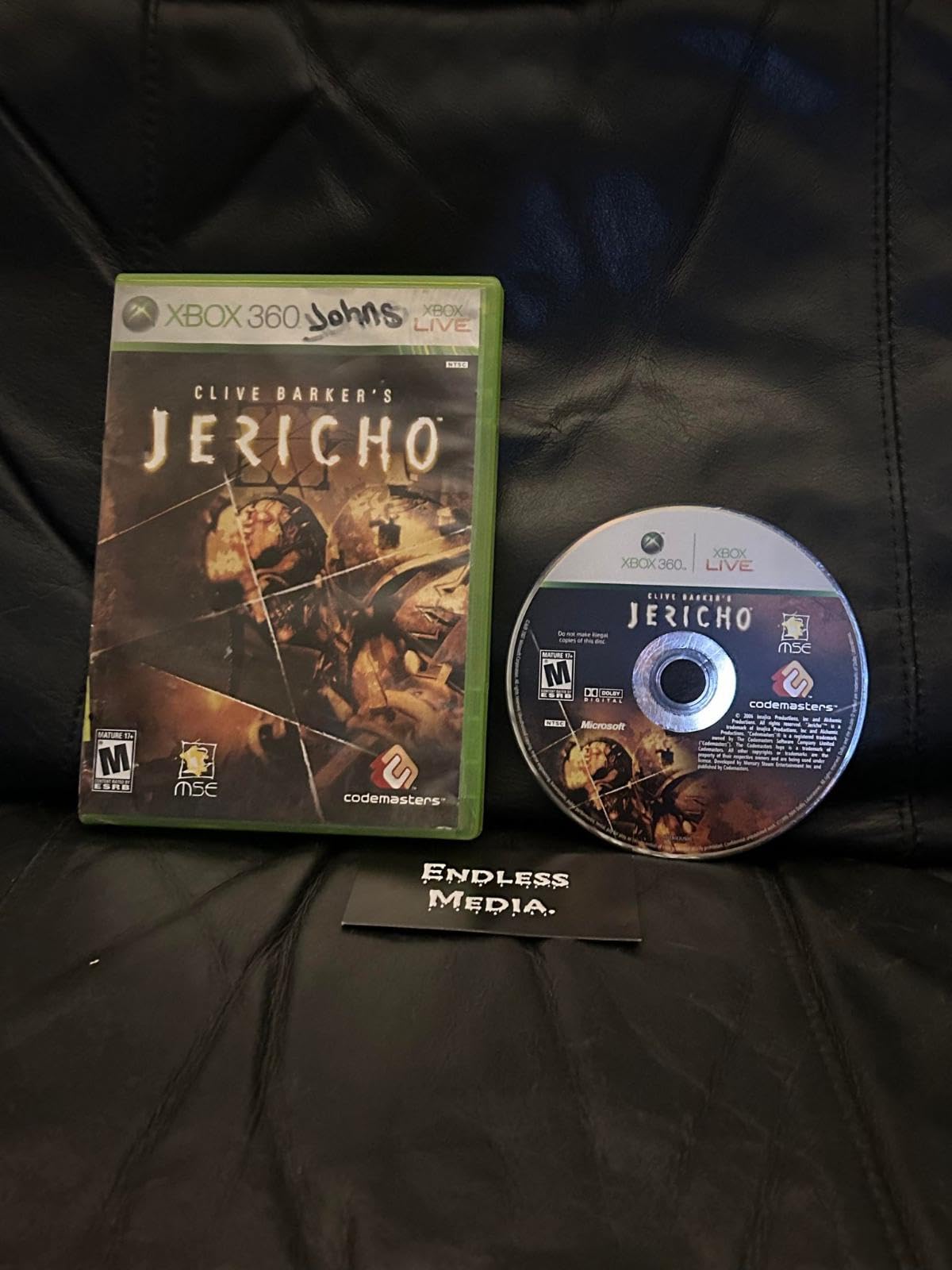 XBOX360ソフト CLIVE BARKER’S JERICHO　ジェリコ Clive Barker's Jericho (Microsoft Xbox 360, 2007) for sale